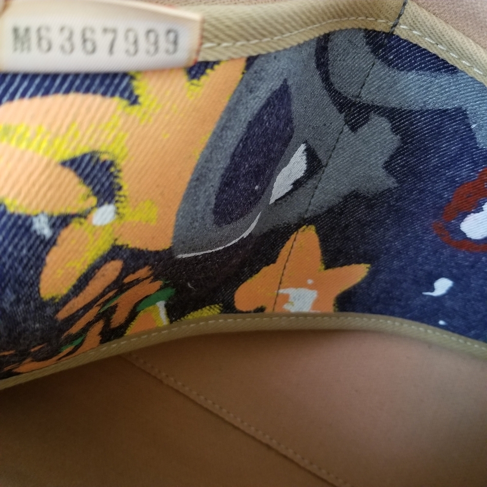Dooney & Bourke Denim Grafitti Splatter Shoulder Bag - Picture 11 of 16
